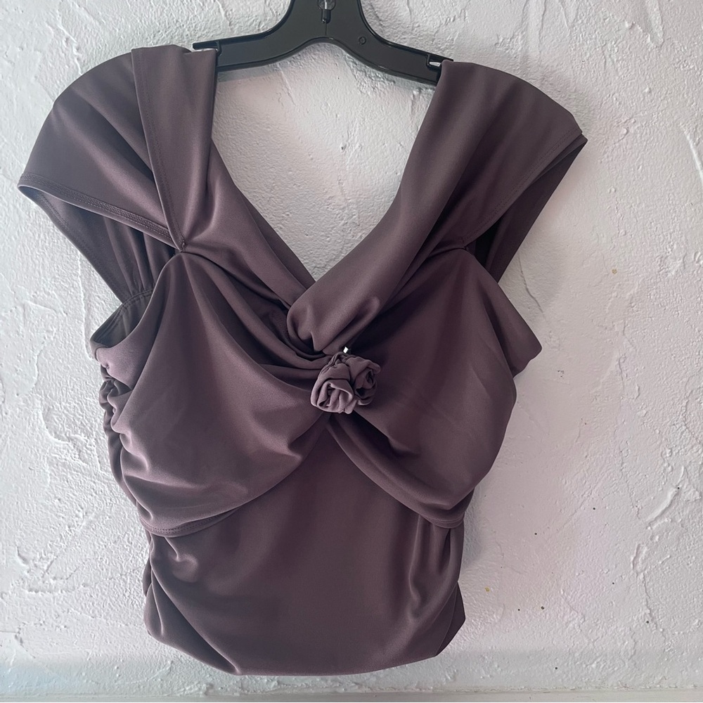 WAYF Brown Crop Top NWT Size Large
